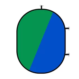   Hakutatz Chroma Key - Összecsukható háttér zöld/kék 150cm*100cm 