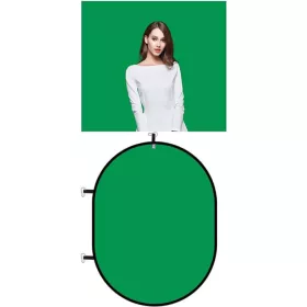  Hakutatz Chroma Key - Összecsukható háttér zöld 150cm*100cm