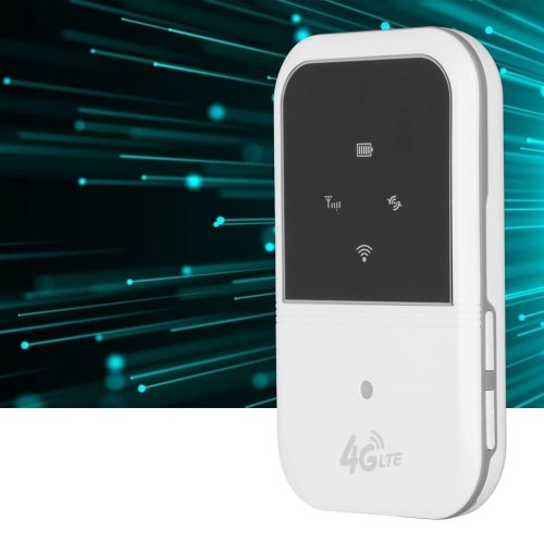 4G LTE hordozható mobil router – 150 Mbps, WiFi hotspot, 8 eszköz egyidejű csatlakozása