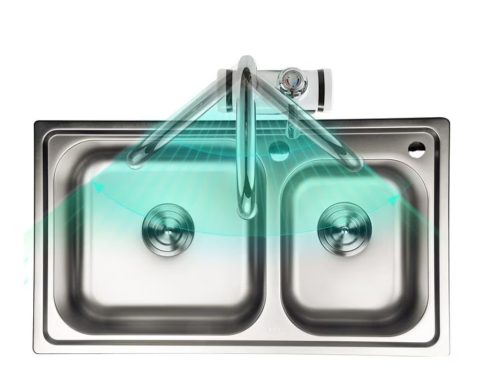 Worth Air RY-001-1 Hátsó, fali bekötésű átfolyós vízmelegítő csaptelep  - Nincs melegvíz a lakásban? Pillanatok alatt tehetsz ellene!