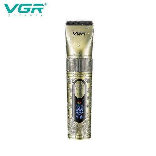 VGR V-659 Professzionális Hajvágó – Kerámia és porfém ötvözetű pengével, Zoom Wheel állítás, IPX7 vízálló, 6500–7500 RPM, 300 perc üzemidő