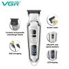 VGR V-931 Professzionális hajvágó digitális kijelzővel, 5500–7000RPM, 240 perc üzemidő, 1600mAh akkumulátor