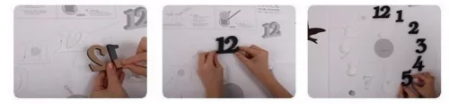 Desing fali óra 