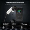 NewEnergy Fali Töltőállomás elektromos autókhoz és egyéb járművekhez, színes képernyős,kártyás, 5 méter 7 kw,32A,type2 csatlakozóval