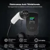 NewEnergy Fali Töltőállomás elektromos autókhoz és egyéb járművekhez, színes képernyős,kártyás, 5 méter 7 kw,32A,type2 csatlakozóval