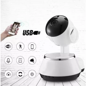   Wifi IP 720P biztonsági kamera hangszoróval és mikrofonnal