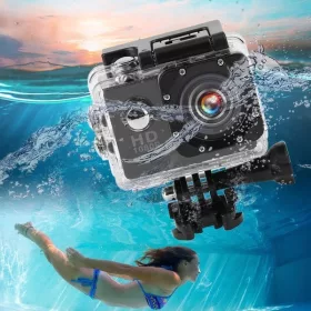   1080P Vízálló sport kamera - de nem csak sportokhoz, akár fedélzeti-, vagy biztonsági kameraként is használhatod