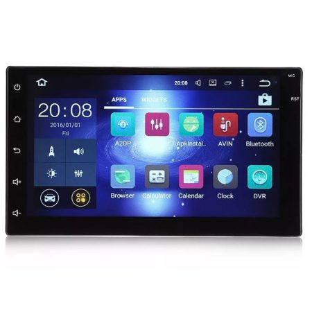 AlphaOne HD 212 Androidos 2 dines autó rádió,GPS el magyar menüvel, Iso csatlakozóval