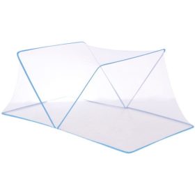  Összecsukható szúnyogháló sátor ágyakhoz – Szúnyogcsípés elleni védelem, 190x100 cm