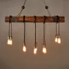 Vintage Loft stílusú fa LED lámpasor