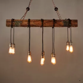 Vintage Loft stílusú fa LED lámpasor