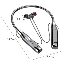   ProBass vezeték nélküli bluetooth sportfülhallgató, fekete