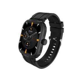 NovaTime fekete Okosóra - Egészségfigyelő Bluetooth , sport, pulzusszám, véroxigén, több funkció