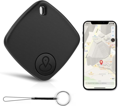 Okos nyomkövető – Kulcs, telefon, háziállat kereső eszköz, fekete