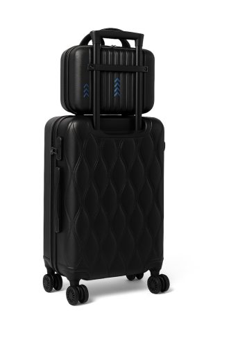 Prémium 4 részes fekete színű bőröndszett – könnyű, tartós és stílusos utazáshoz