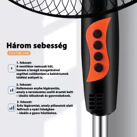 16" álló ventilátor - 2 darabos szett