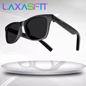   LAXASFIT Bluetooth okosszemüveg – Kékfényszűrős, vezeték nélküli hívásokhoz + ajándék törlőkendő