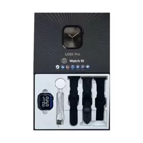 LG85 PRO Okosóra, fekete - 3 szilikon szíjjal