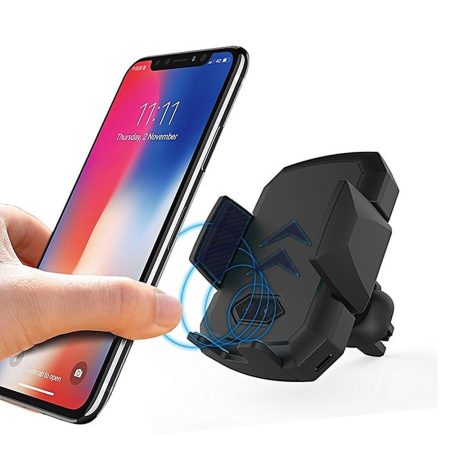 Charger automata autós telefontartó -Töltsd és tartsd egy helyen könnyedén , vezetéknélküli töltés.