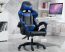 RACING PRO X Gamer szék , kék-fekete -Sokat vagy fent a neten? Vége az elgémberedett ízületeknek.