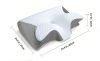 Ergonomikus Memóriahabos Nyak- és Válltámasztó Párna – Kétoldalas Kialakítással - 62*37*8/12cm