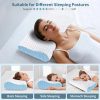 CoolCloud memóriahabos nyakpárna – Jégselyem huzattal, ergonomikus hullámforma - 50*30*7cm