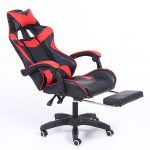  RACING PRO X Gamer szék lábtartóval, piros-fekete Sokat vagy fent a neten? Vége az elgémberedett ízületeknek.