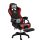 Likeregal 920 gamer szék lábtartóval piros masszázs funkcióval
