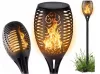 Napelemes Lámpa fáklya LED lámpa 78 cm beszúrható kerti oszlop