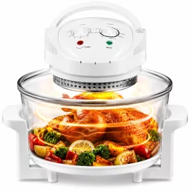   NewLine S1 Szagmentes légkeveréses Sütő 1200-1400W - Unod a zsíros ételeket és a mosogatást? Álmaid gépe most akciósan.