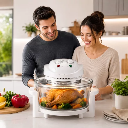 NewLine S1 Szagmentes légkeveréses Sütő 1200-1400W - Unod a zsíros ételeket és a mosogatást? Álmaid gépe most akciósan.