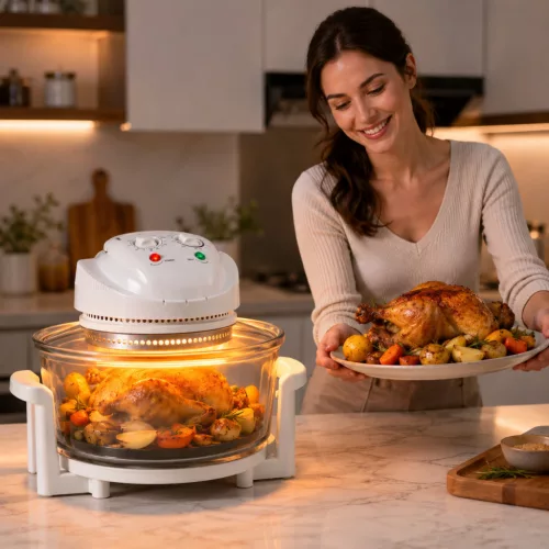 NewLine S1 Szagmentes légkeveréses Sütő 1200-1400W - Unod a zsíros ételeket és a mosogatást? Álmaid gépe most akciósan.