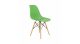 4 db modern szék konyha, nappali, étkező vagy kültéri használathoz-zöld