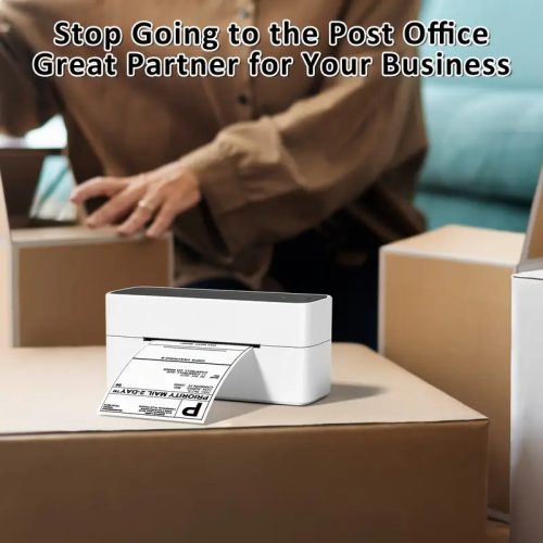 Phomemo Vezeték Nélküli Hőcímke Nyomtató (10,16 × 15,24 cm) -zöldeskék