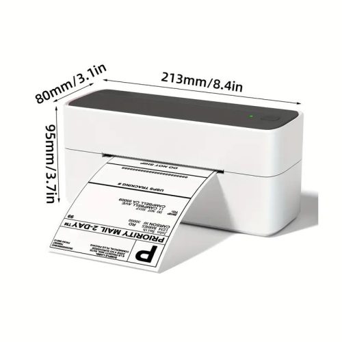 Phomemo Vezeték Nélküli Hőcímke Nyomtató (10,16 × 15,24 cm) -zöldeskék