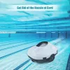 Cordless  Robotic Pool Vacuum Cleaner – Vezeték nélküli, nagy sebességű medencetisztító 120 perces üzemidővel
