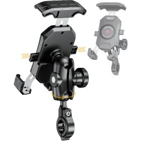   iMESTOU lopásbiztos motoros telefontartó – alumínium, 1" golyós rögzítéssel