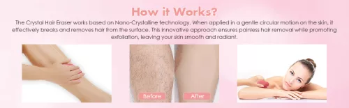 Crystal Hair Eraser – fájdalommentes, újrahasználható szőrtelenítő