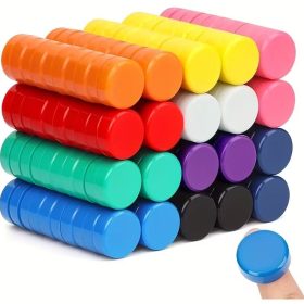 Tábla mágnes - Vegyes szín - 40 darabos készlet