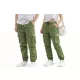 NATUST unisex cargo nadrág – pamut szabadidőnadrág gumis derékkal - (170–176 cm)