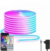 RGB LED Neon Flexibil Szalag 1x10M – APP + Távirányító, Zenei Szinkron, IP67
