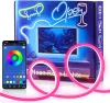 RGB LED Neon Flexibil Szalag 1x10M – APP + Távirányító, Zenei Szinkron, IP67