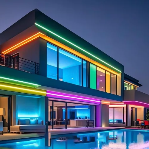 RGB LED Neon Flexibil Szalag 1x10M – APP + Távirányító, Zenei Szinkron, IP67