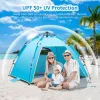 Cflity Pop Up Strand Sátor – 1-2 személyes, automata, UV50+ védelemmel 160 × 140 × 120 cm