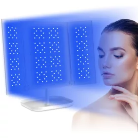   Cozion 24W Hordozható Barnító Lámpa 192 LED-del – Otthoni Arc- és Testbarnításhoz