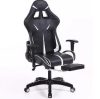 Sintact Gamer szék Fehér-Fekete lábtartóval Sintact Gamer szék Fehér-Fekete lábtartóval