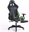 Sintact Gamer szék Zöld-Fekete Lábtartóval Sintact Gamer szék Zöld-Fekete Lábtartóval
