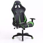 Sintact Gamer szék Zöld-Fekete Lábtartó nélkül 