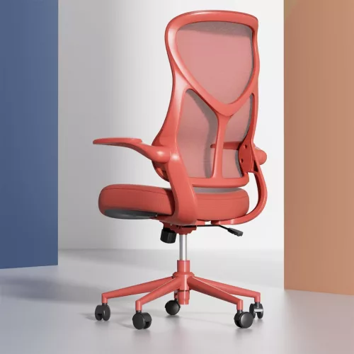 NearHub EC10 ergonomikus irodai szék – stílusos kényelem otthonra és irodába - Piros