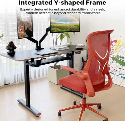 NearHub EC10 ergonomikus irodai szék – stílusos kényelem otthonra és irodába - Piros